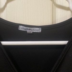 Charlotte Russe Shortsleeved Size L Short Set